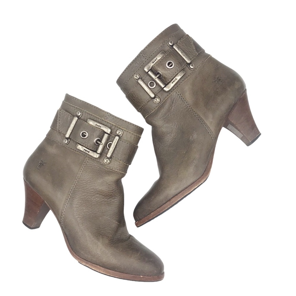 Frye Women's Ankle Boots in Olive Brown